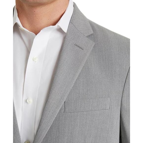 Kenneth Cole Reaction Men's Light Grey Techni-Cole Clooney Slim Blazer Size 38R - Picture 3 of 8